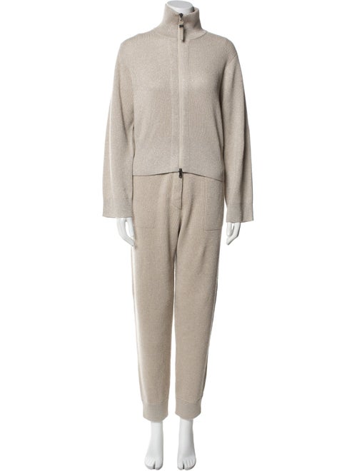 Brunello Cucinelli Cashmere Glitter Accents Set