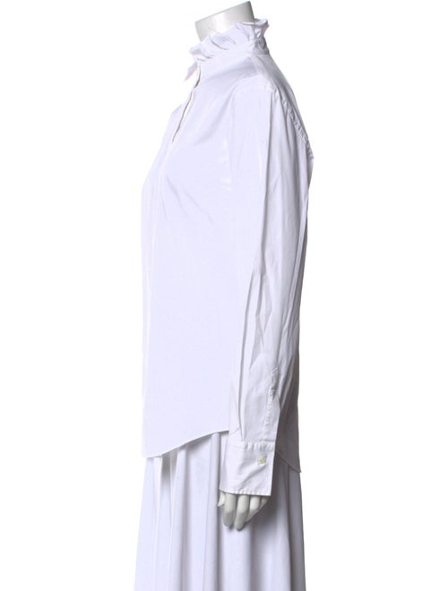 Brunello Cucinelli Long Sleeve Button-Up Top