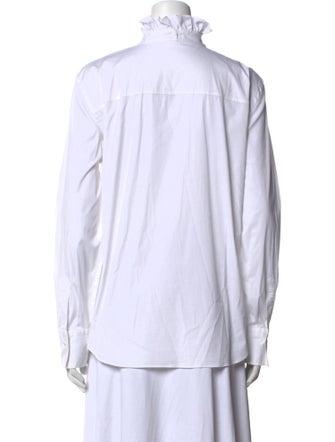 Brunello Cucinelli Long Sleeve Button-Up Top