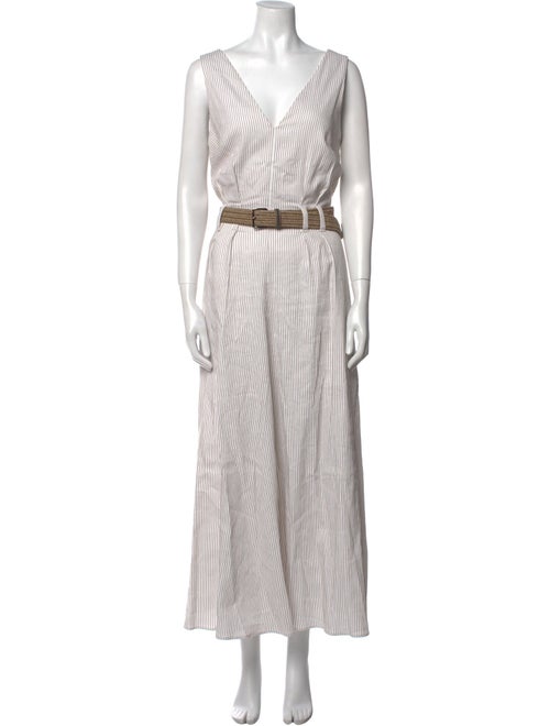 Brunello Cucinelli Linen Long Dress