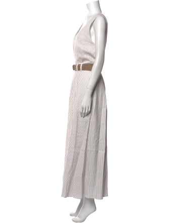 Brunello Cucinelli Linen Long Dress