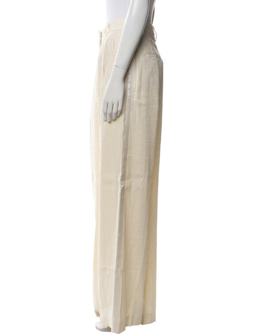Brunello Cucinelli Linen Wide Leg Pants