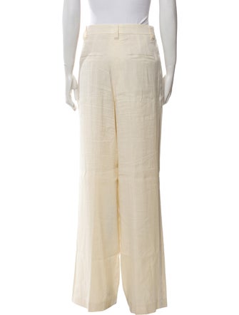 Brunello Cucinelli Linen Wide Leg Pants