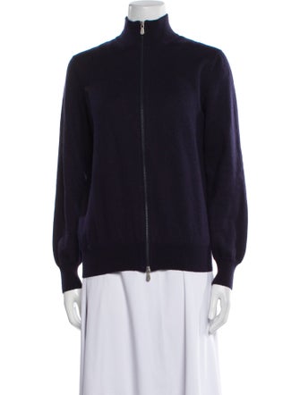 Brunello Cucinelli Virgin Wool Bomber Jacket