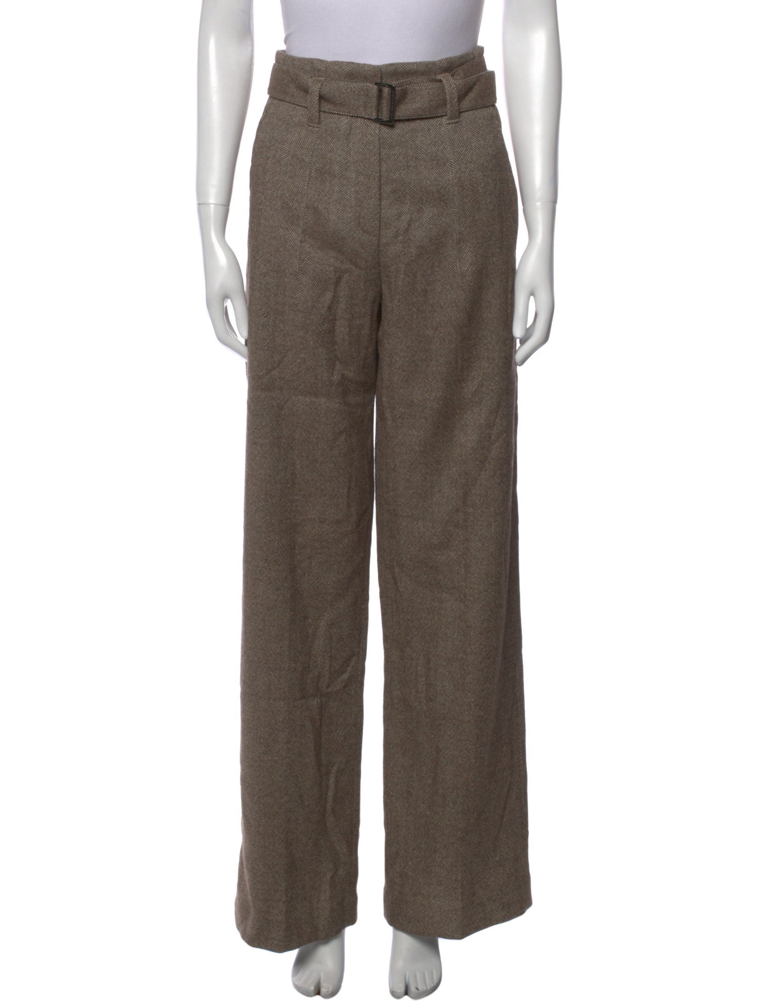Brunello Cucinelli Virgin Wool Wide Leg Pants w/ Tags