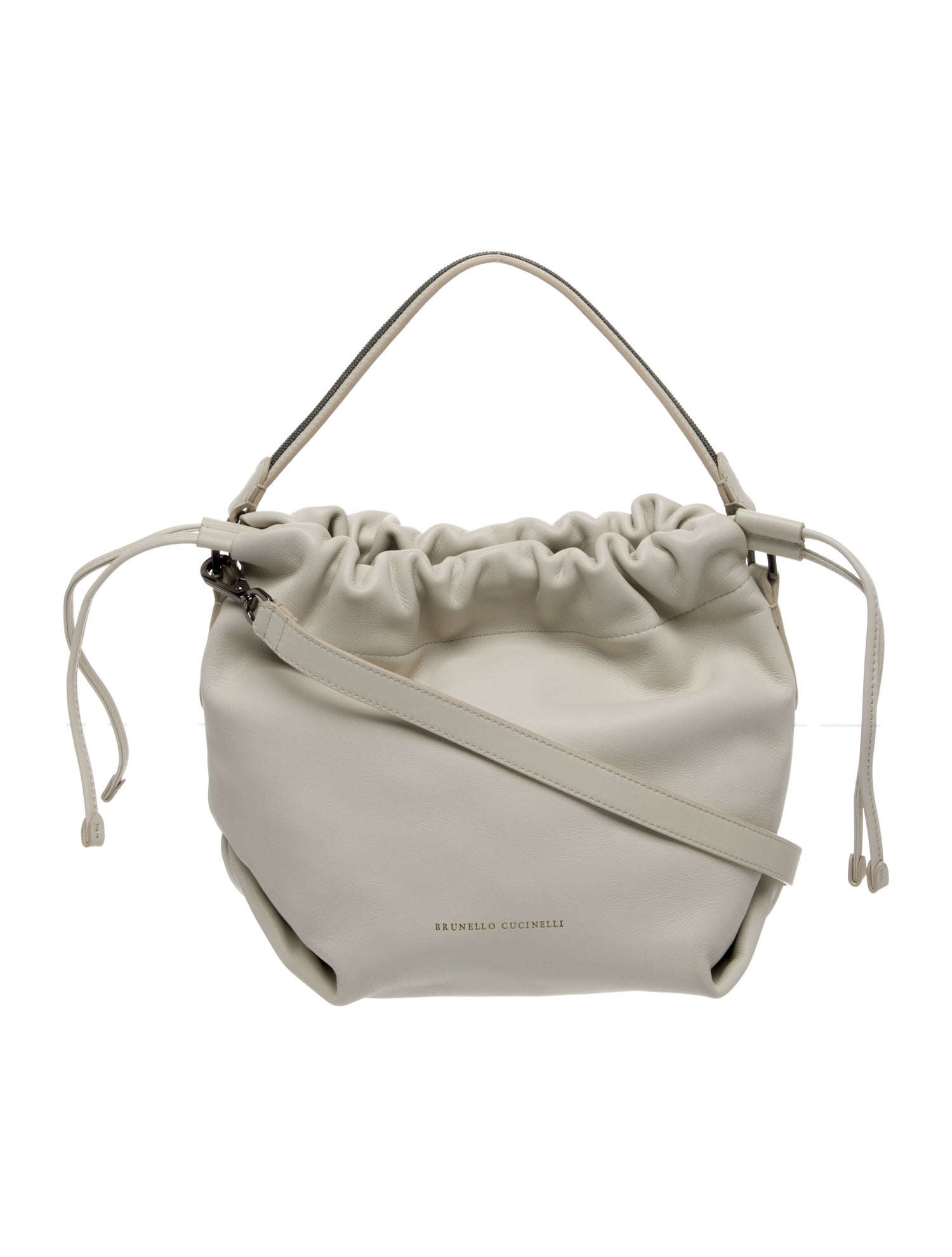 Brunello Cucinelli Leather Top Handle Bag