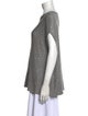 Brunello Cucinelli Linen Bateau Neckline Sweater