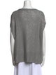 Brunello Cucinelli Linen Bateau Neckline Sweater