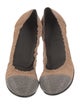 Brunello Cucinelli Monili Leather Ballet Flats