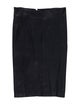 Brunello Cucinelli Leather Knee-Length Skirt