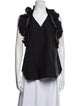Brunello Cucinelli V-Neck Sleeveless Blouse