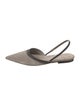 Brunello Cucinelli Monili Suede Slingback Flats