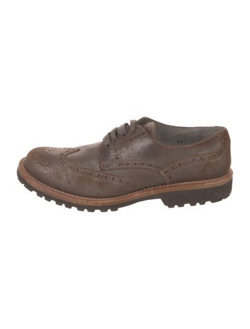 Brunello Cucinelli Flats Suede Oxfords IT 38.5 | 8.5