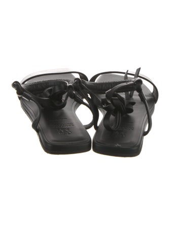 Brunello Cucinelli Leather Gladiator Sandals