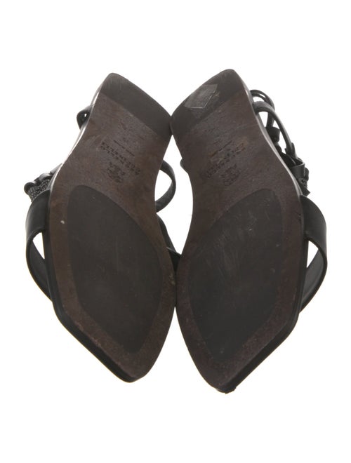 Brunello Cucinelli Leather Gladiator Sandals