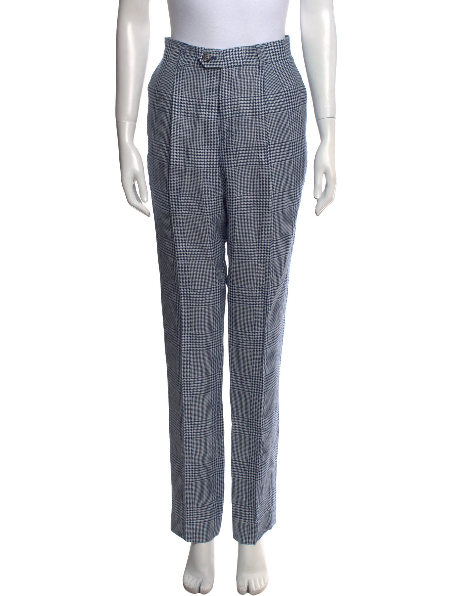 Brunello Cucinelli Linen Straight Leg Pants