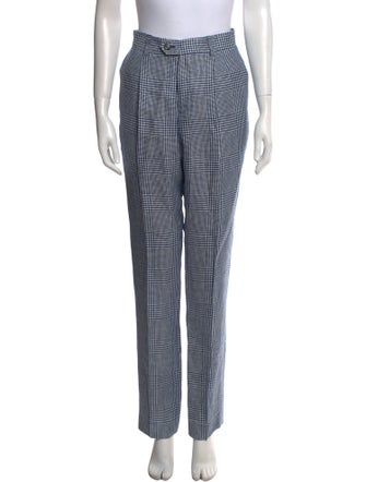 Brunello Cucinelli Linen Straight Leg Pants
