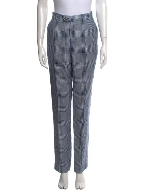 Brunello Cucinelli Linen Straight Leg Pants