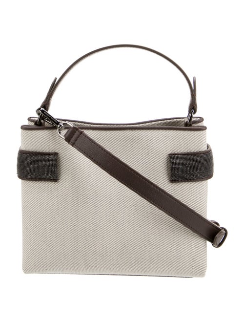 Brunello Cucinelli Canvas Top Handle Bag