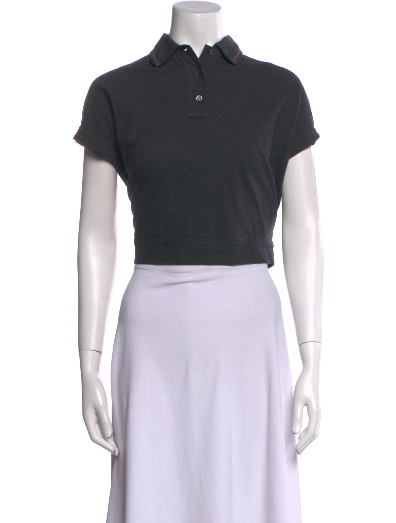 Brunello Cucinelli Short Sleeve Crop Top w/ Tags