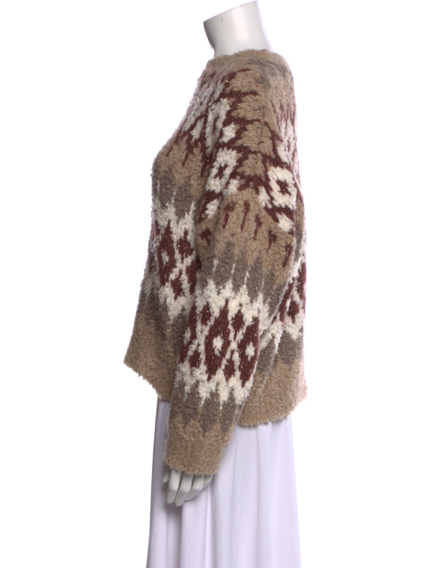 Brunello Cucinelli Cashmere Printed Sweater