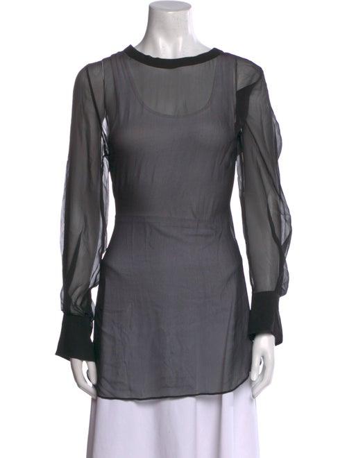 Brunello Cucinelli Scoop Neck Long Sleeve Tunic