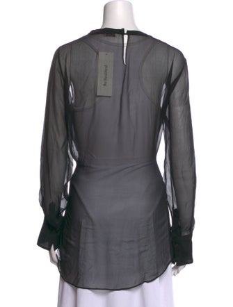 Brunello Cucinelli Scoop Neck Long Sleeve Tunic