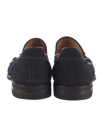Brunello Cucinelli Suede Tassel Accents Dress Loafers