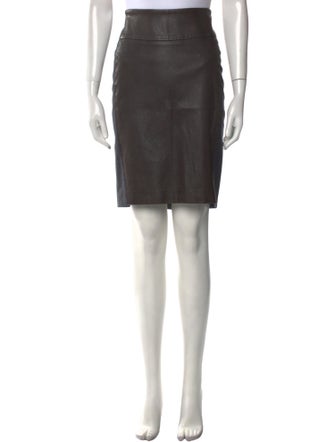 Brunello Cucinelli Virgin Wool Knee-Length Skirt