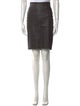 Brunello Cucinelli Virgin Wool Knee-Length Skirt