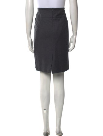 Brunello Cucinelli Virgin Wool Knee-Length Skirt