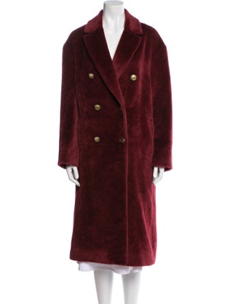 Brunello Cucinelli Alpaca Faux Fur Coat
