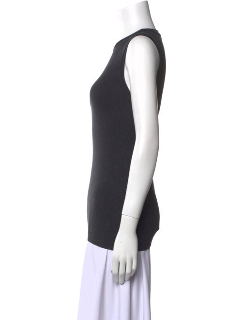 Brunello Cucinelli Crew Neck Sleeveless Top