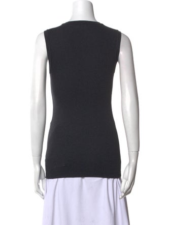 Brunello Cucinelli Crew Neck Sleeveless Top