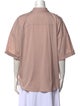 Brunello Cucinelli Three-Quarter Sleeve Button-Up Top