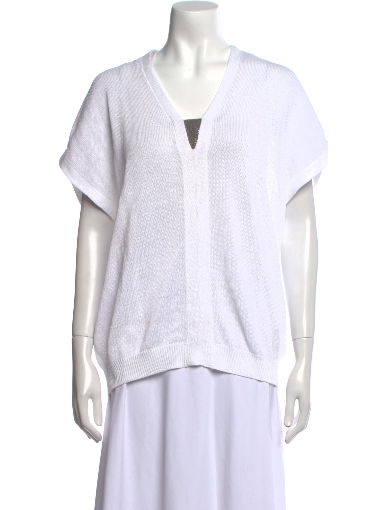 Brunello Cucinelli V-Neck Sweater w/ Tags