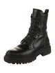 Brunello Cucinelli Leather Combat Boots