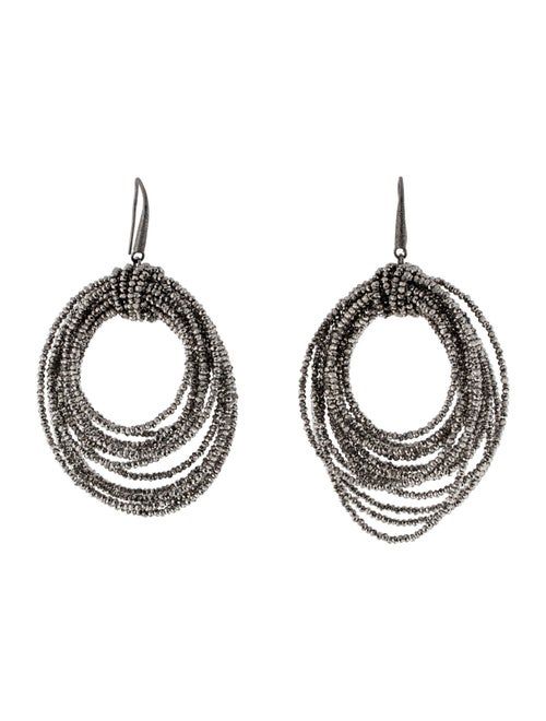Brunello Cucinelli Beaded Vetro Drop Earrings