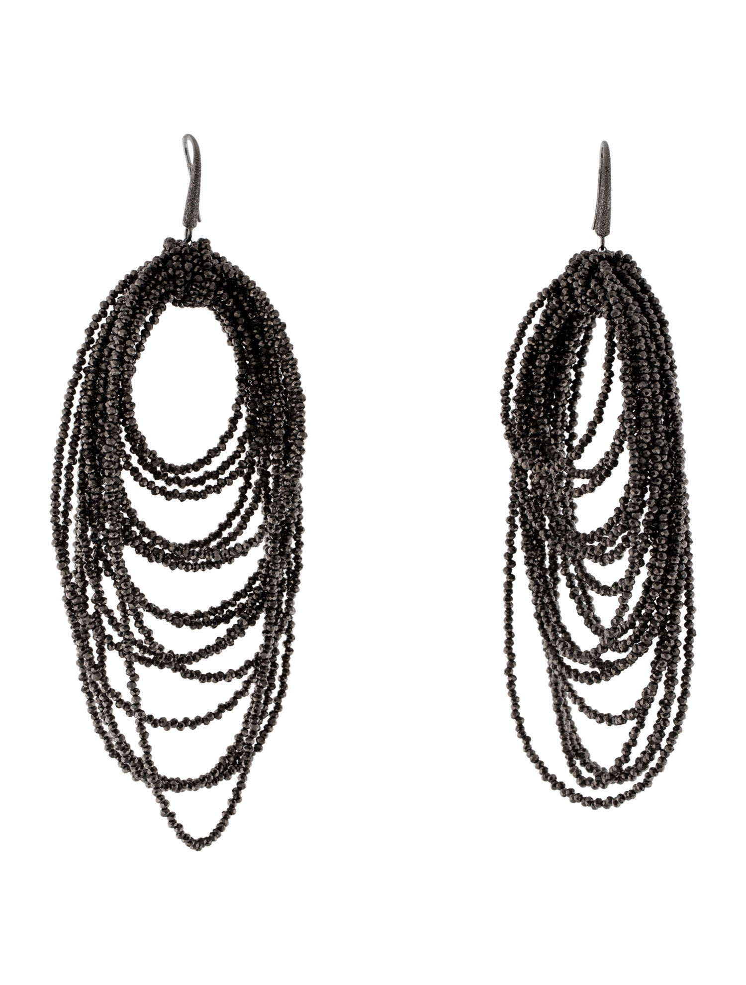 Brunello Cucinelli Beaded Vetro Drop Earrings
