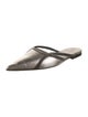 Brunello Cucinelli Monili Leather Mules