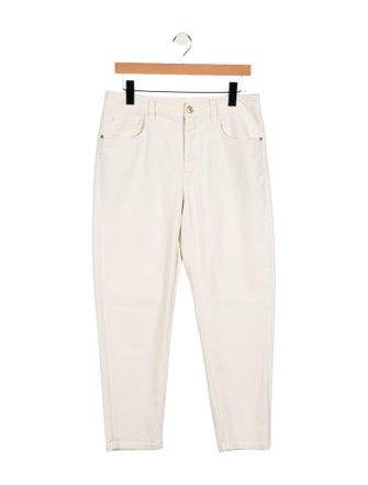 Brunello Cucinelli Mid-Rise Straight Leg Jeans