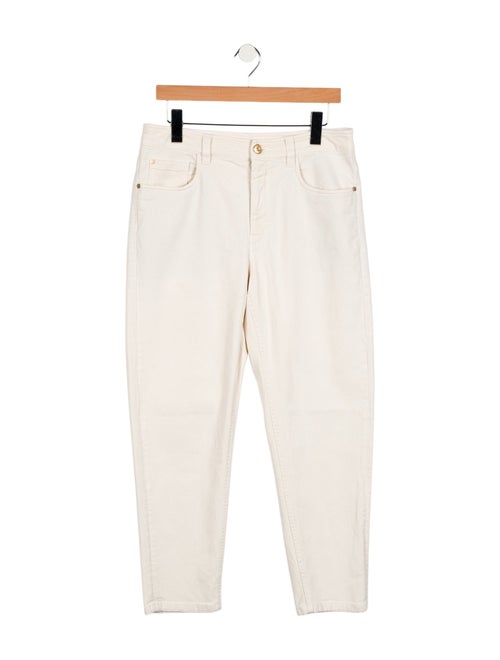 Brunello Cucinelli Mid-Rise Straight Leg Jeans