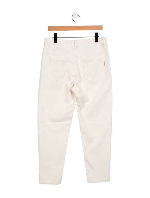 Brunello Cucinelli Mid-Rise Straight Leg Jeans