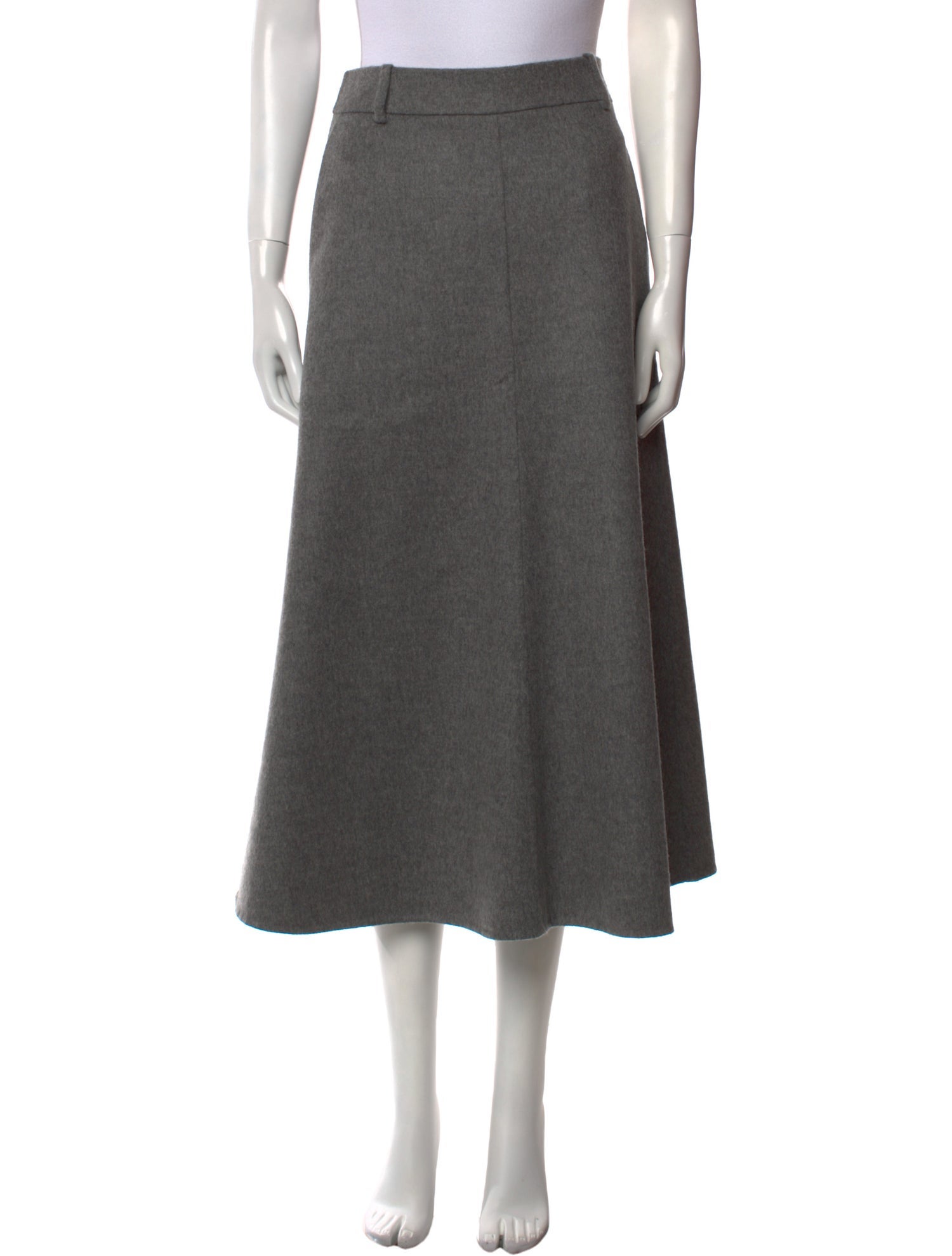 Brunello Cucinelli Virgin Wool Midi Length Skirt
