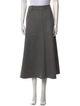 Brunello Cucinelli Virgin Wool Midi Length Skirt