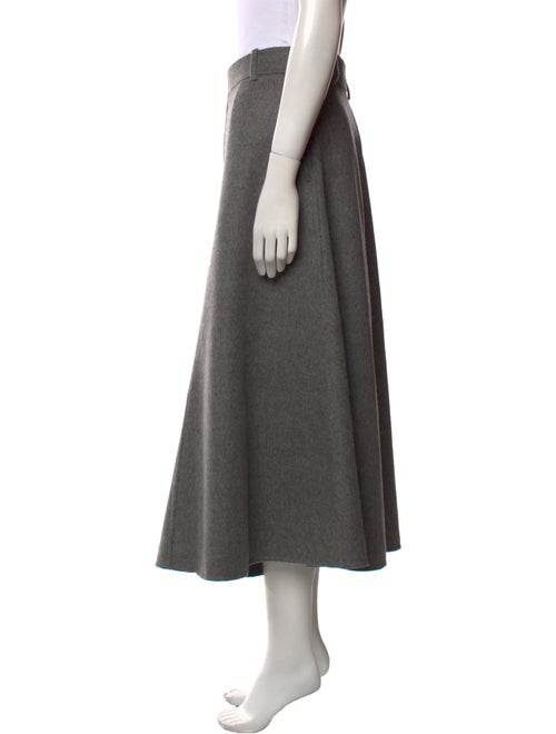 Brunello Cucinelli Virgin Wool Midi Length Skirt