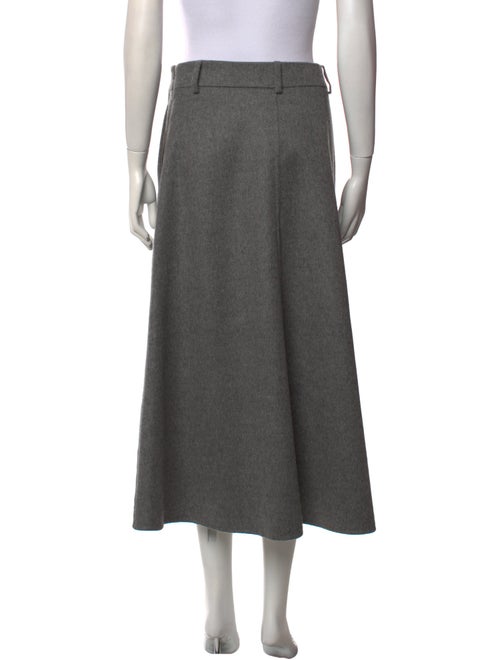 Brunello Cucinelli Virgin Wool Midi Length Skirt