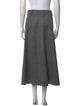 Brunello Cucinelli Virgin Wool Midi Length Skirt