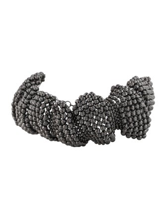 Brunello Cucinelli Sculptured Beaded Link Bracelet