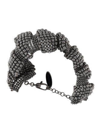 Brunello Cucinelli Sculptured Beaded Link Bracelet